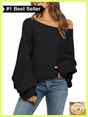 Oversized Off Shoulder Slouchy Knit Pullover Sweater